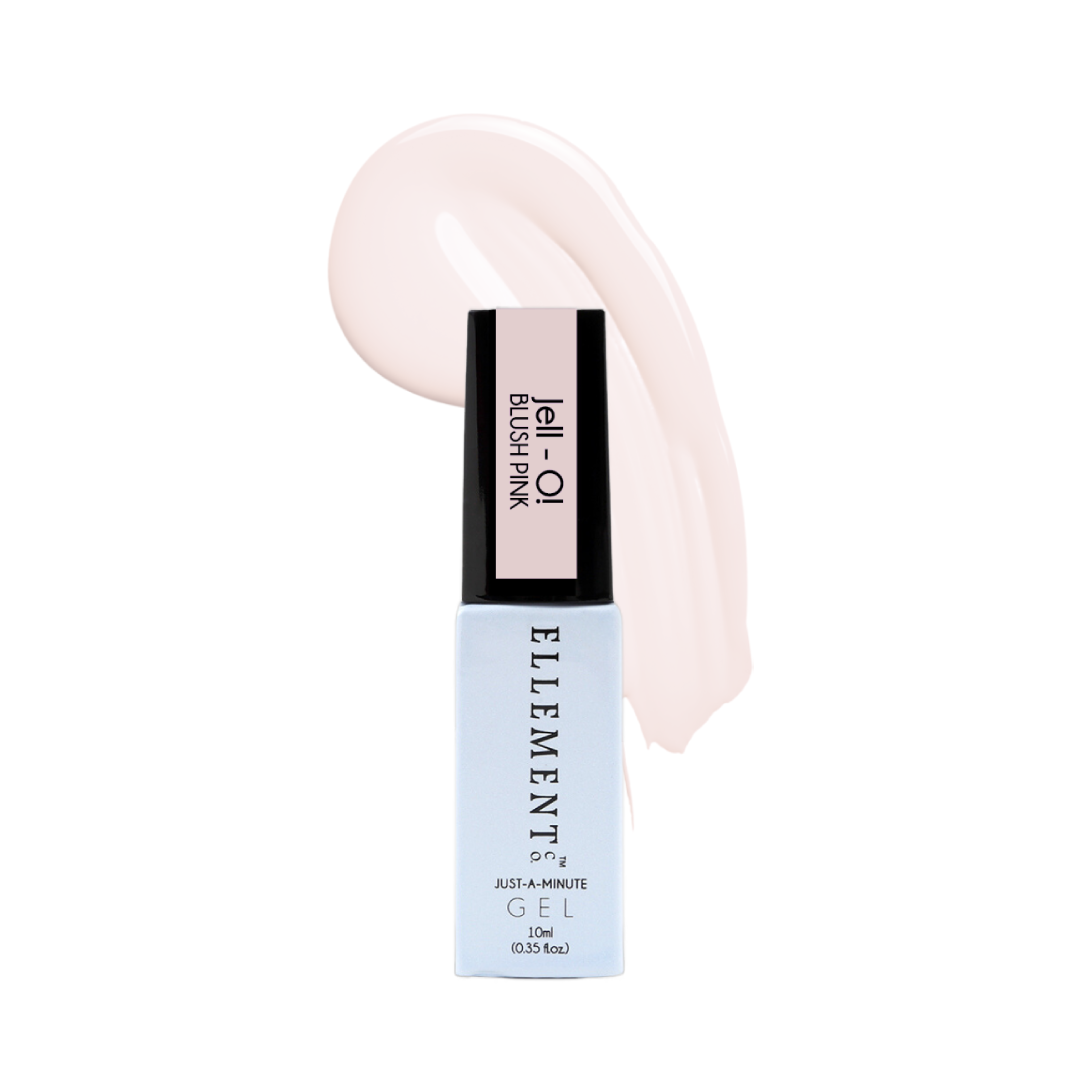 JELL-O! Blush Pink Builder in a Bottle – Nail Strengthening Gel Base | Flexible, Chip-Resistant Overlay for Natural Nails, Gel Polish & Acrylic Systems