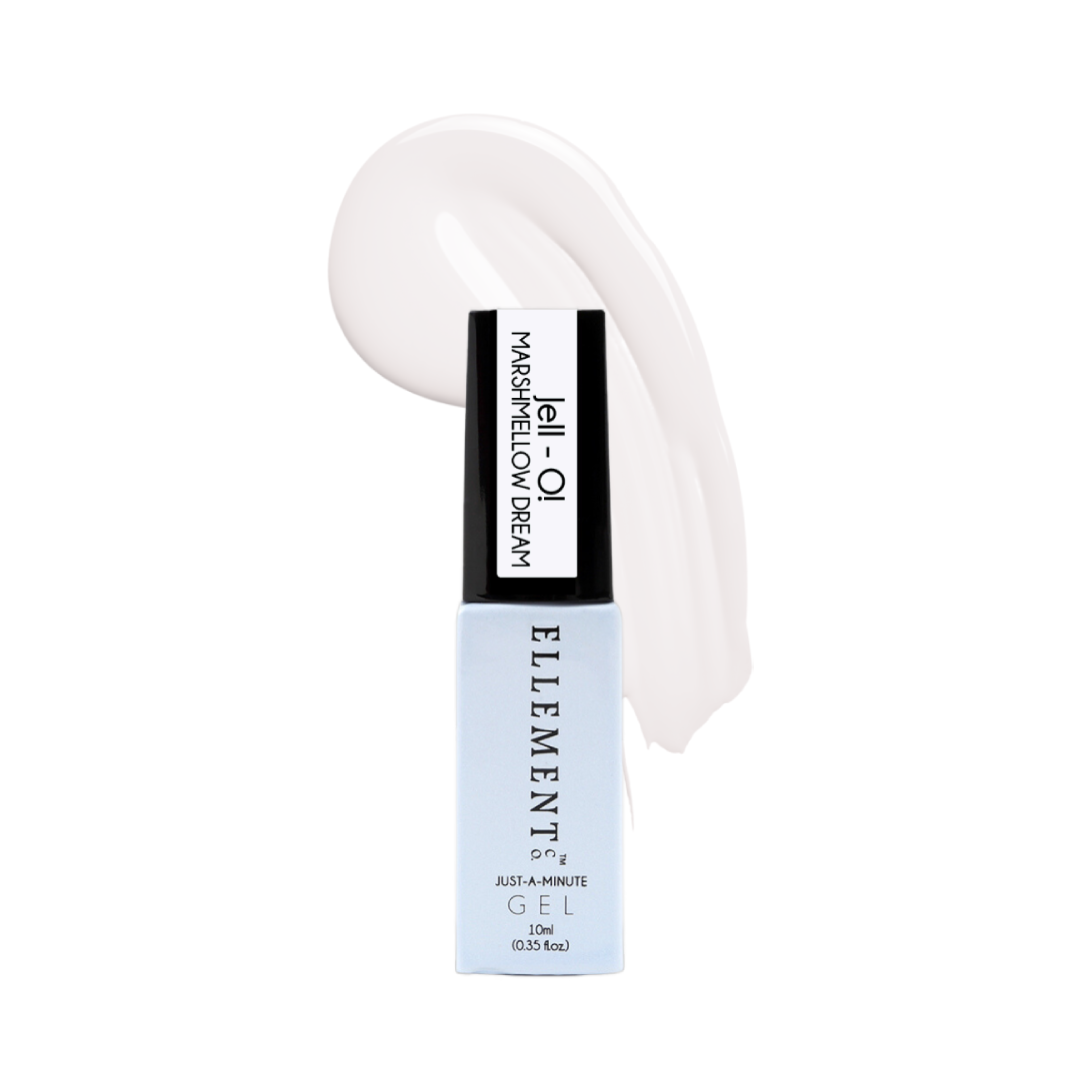 Jell-O! Marshmallow Dream Builder in a Bottle – Nail Strengthener & Flexibility Booster for Gel Polish, Builder Gel & Acrylic Powder – Chip-Resistant Overlay Formula