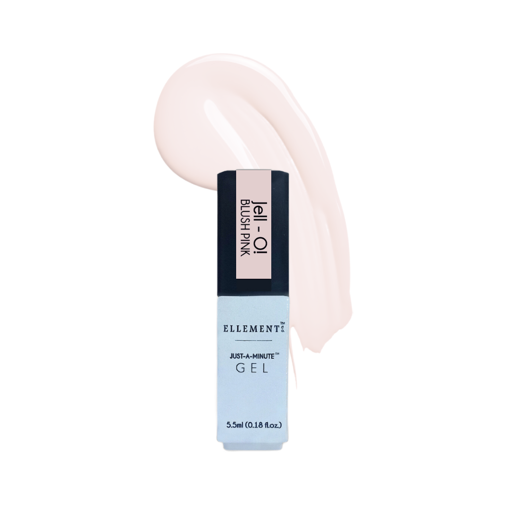 JELL-O! Blush Pink Builder in a Bottle – Nail Strengthening Gel Base | Flexible, Chip-Resistant Overlay for Natural Nails, Gel Polish & Acrylic Systems