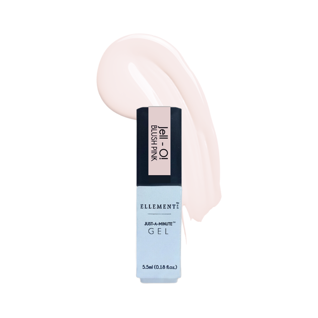 JELL-O! Blush Pink Builder in a Bottle – Nail Strengthening Gel Base | Flexible, Chip-Resistant Overlay for Natural Nails, Gel Polish & Acrylic Systems