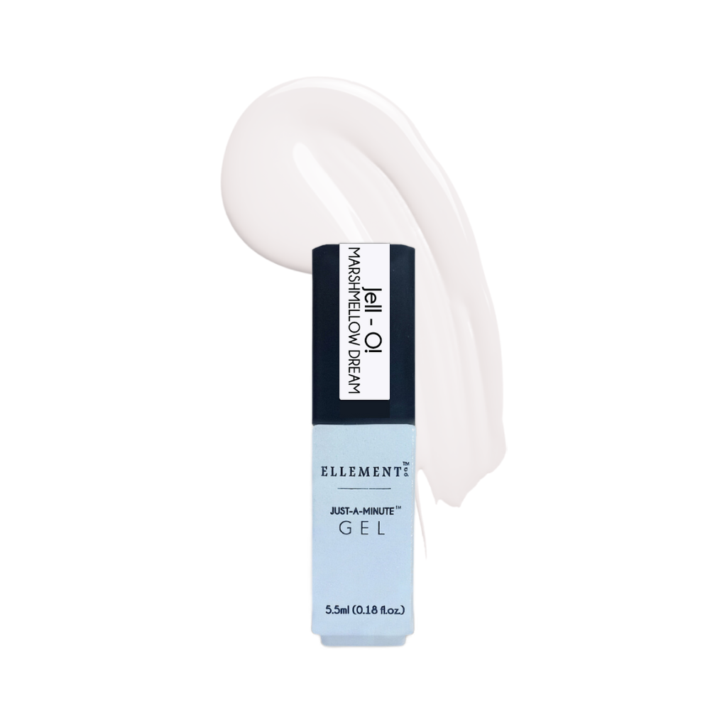 Jell-O! Marshmallow Dream Builder in a Bottle – Nail Strengthener & Flexibility Booster for Gel Polish, Builder Gel & Acrylic Powder – Chip-Resistant Overlay Formula