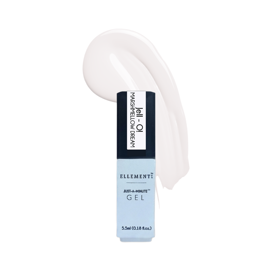 Jell-O! Marshmallow Dream Builder in a Bottle – Nail Strengthener & Flexibility Booster for Gel Polish, Builder Gel & Acrylic Powder – Chip-Resistant Overlay Formula