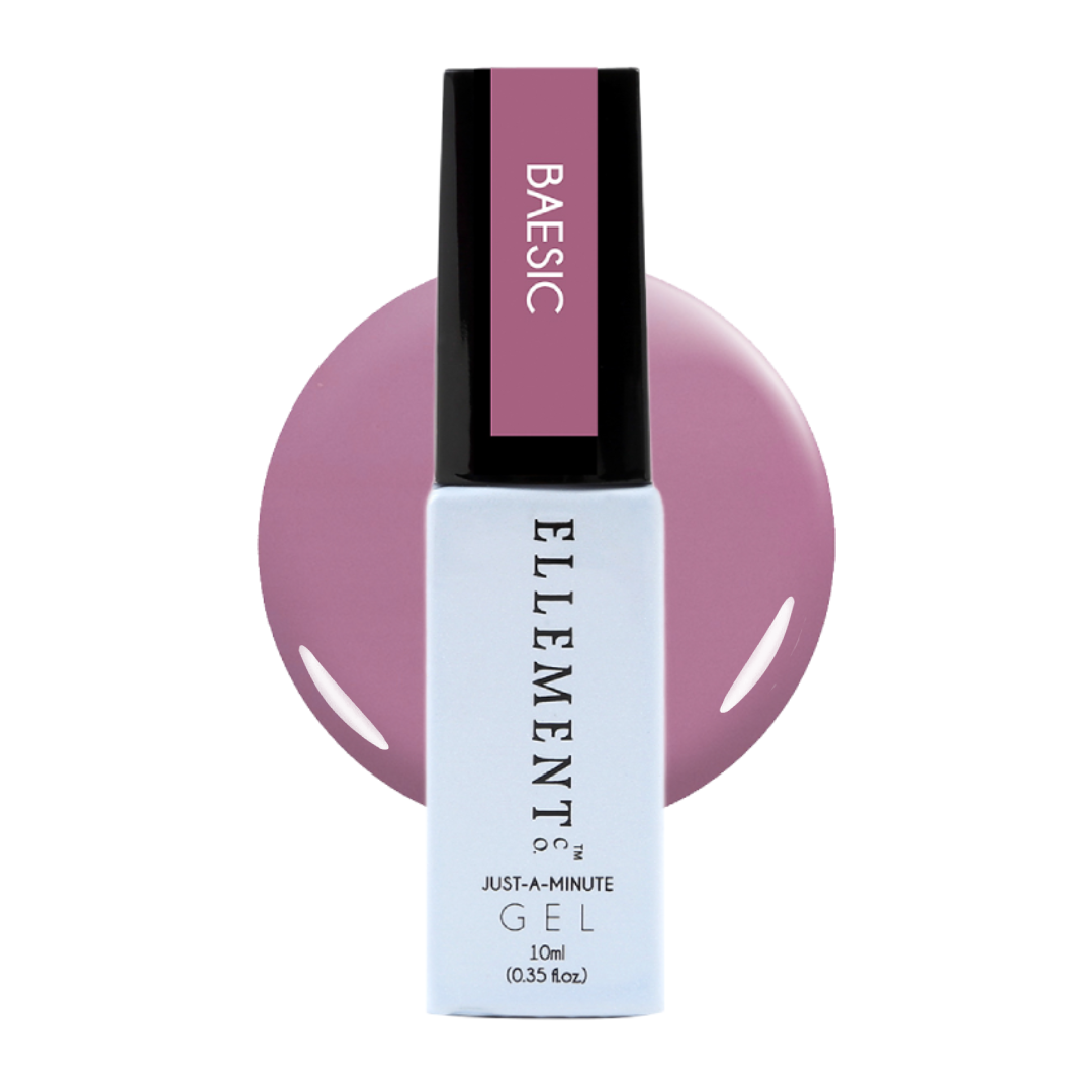 Baesic Gel Polish Nude Pink, Soft Neutral Shade, Long-Lasting, Streak-Free, Suitable for Natural & Acrylic Nails