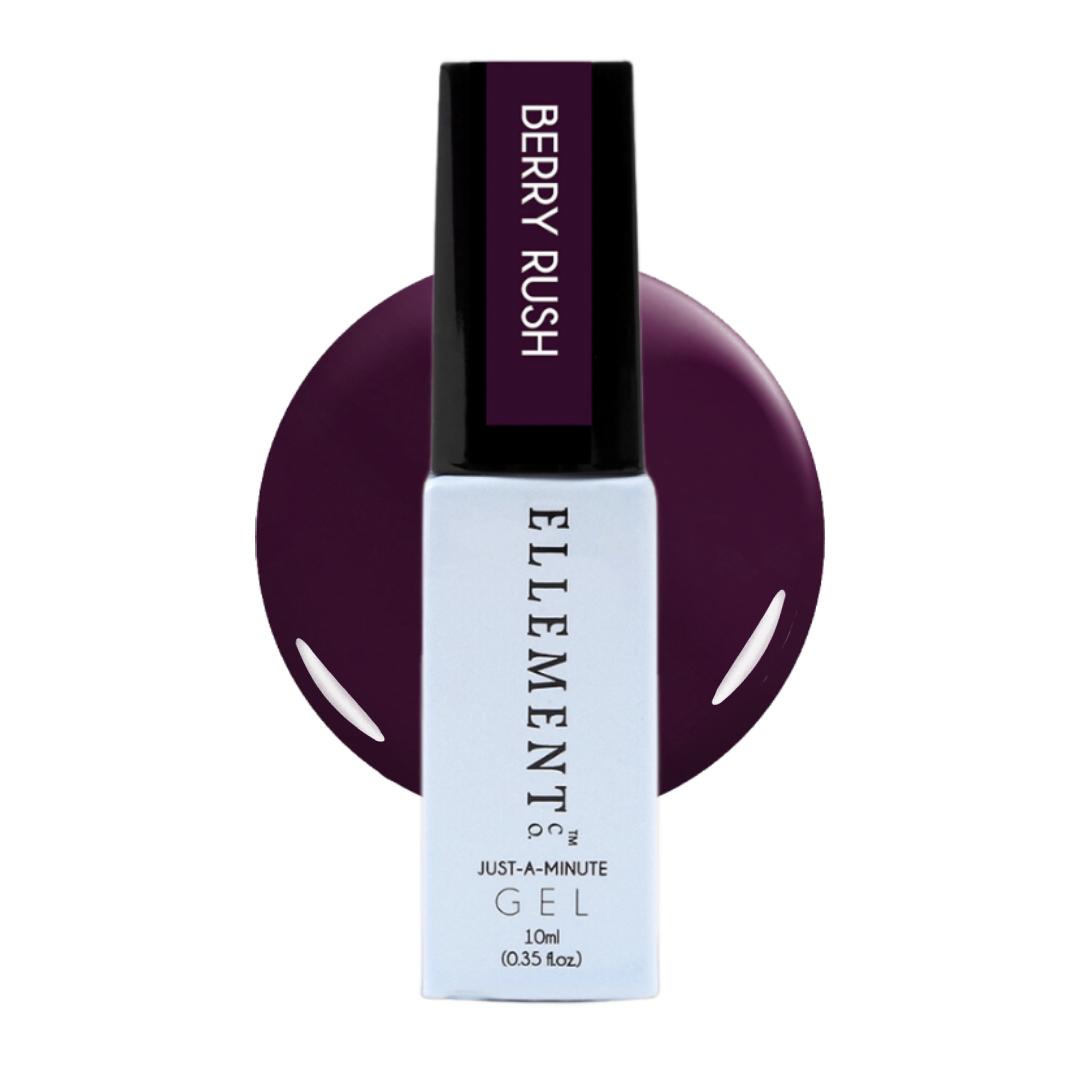 Berry Rush Gel Polish – Deep Purple with Berry Undertones, Streak-Free Application for Natural & Acrylic Nails