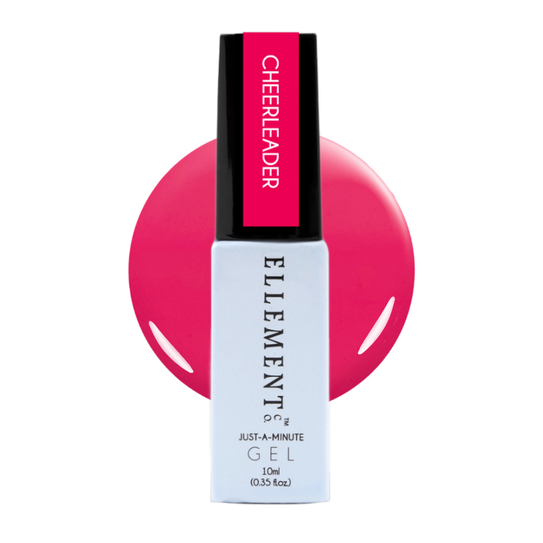 Cheerleader Gel Polish Hot Pink – Bold Fuchsia with Coral Undertones, Long-Lasting, Streak-Free Finish, All Nail Types