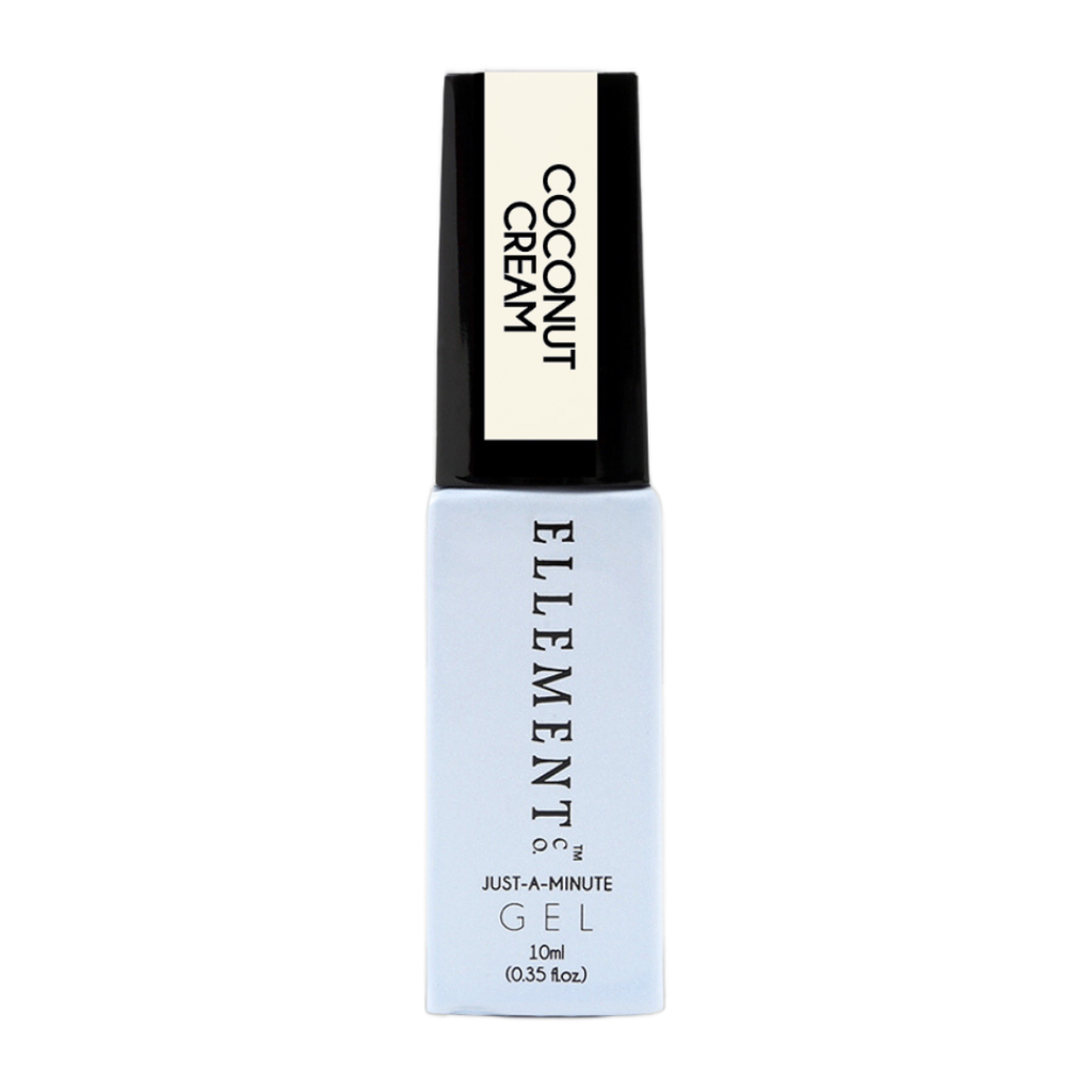 Coconut Cream Gel Polish – Soft Milky White Sheer Nail Gel, Natural Look, Streak-Free, For All Nail Types