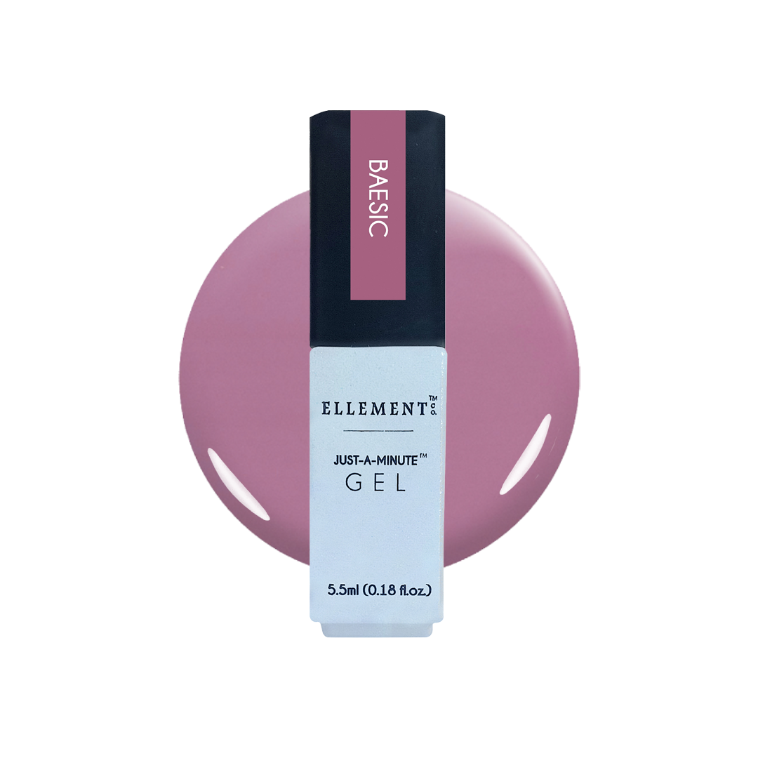 Baesic Gel Polish Nude Pink, Soft Neutral Shade, Long-Lasting, Streak-Free, Suitable for Natural & Acrylic Nails