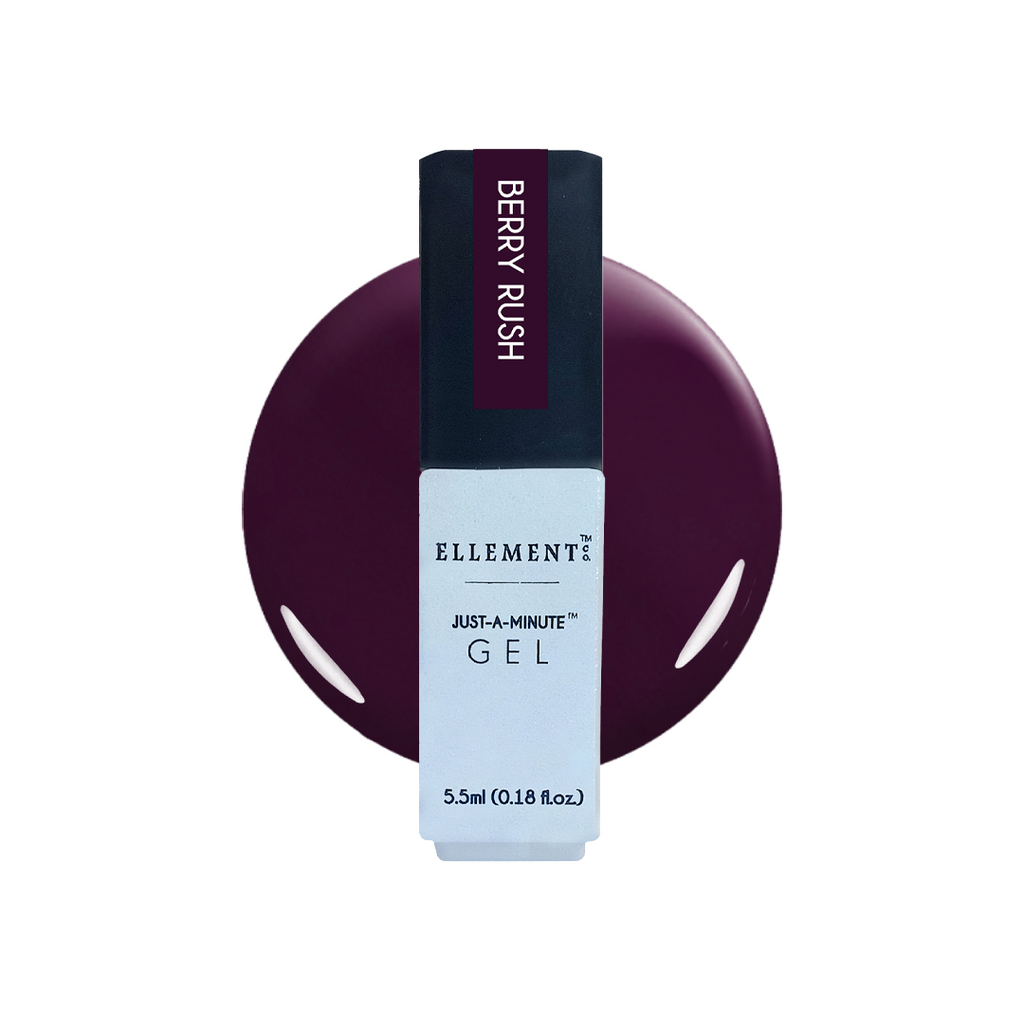 Berry Rush Gel Polish – Deep Purple with Berry Undertones, Streak-Free Application for Natural & Acrylic Nails
