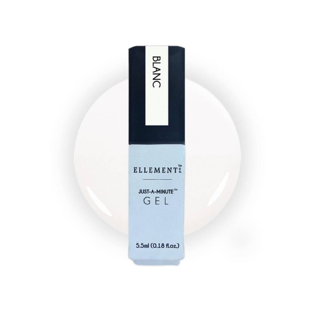 Blanc Gel Polish – Pure White, High Pigmentation, Streak-Free Finish, Ideal for Natural & Acrylic Nails
