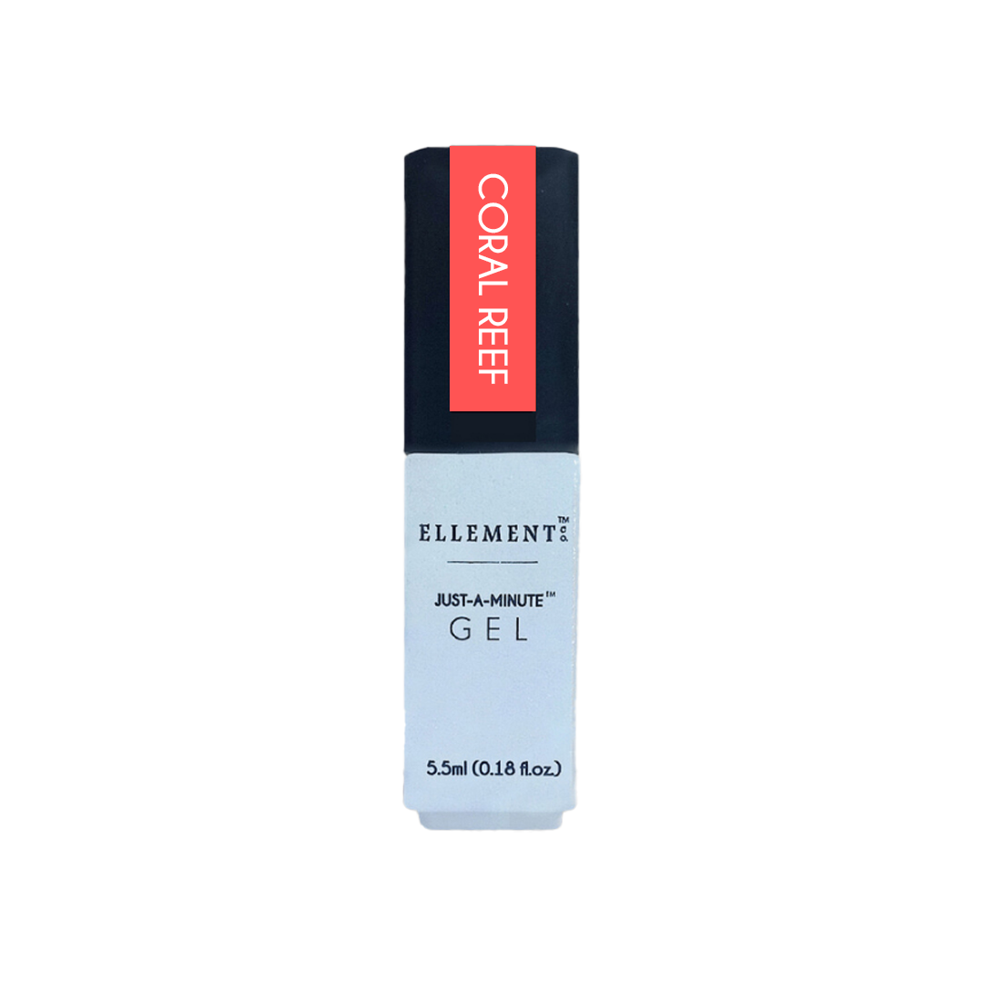 Coral Reef Gel Polish – Vibrant Coral with Pink Undertones, Long-Lasting, Streak-Free, For All Nail Types