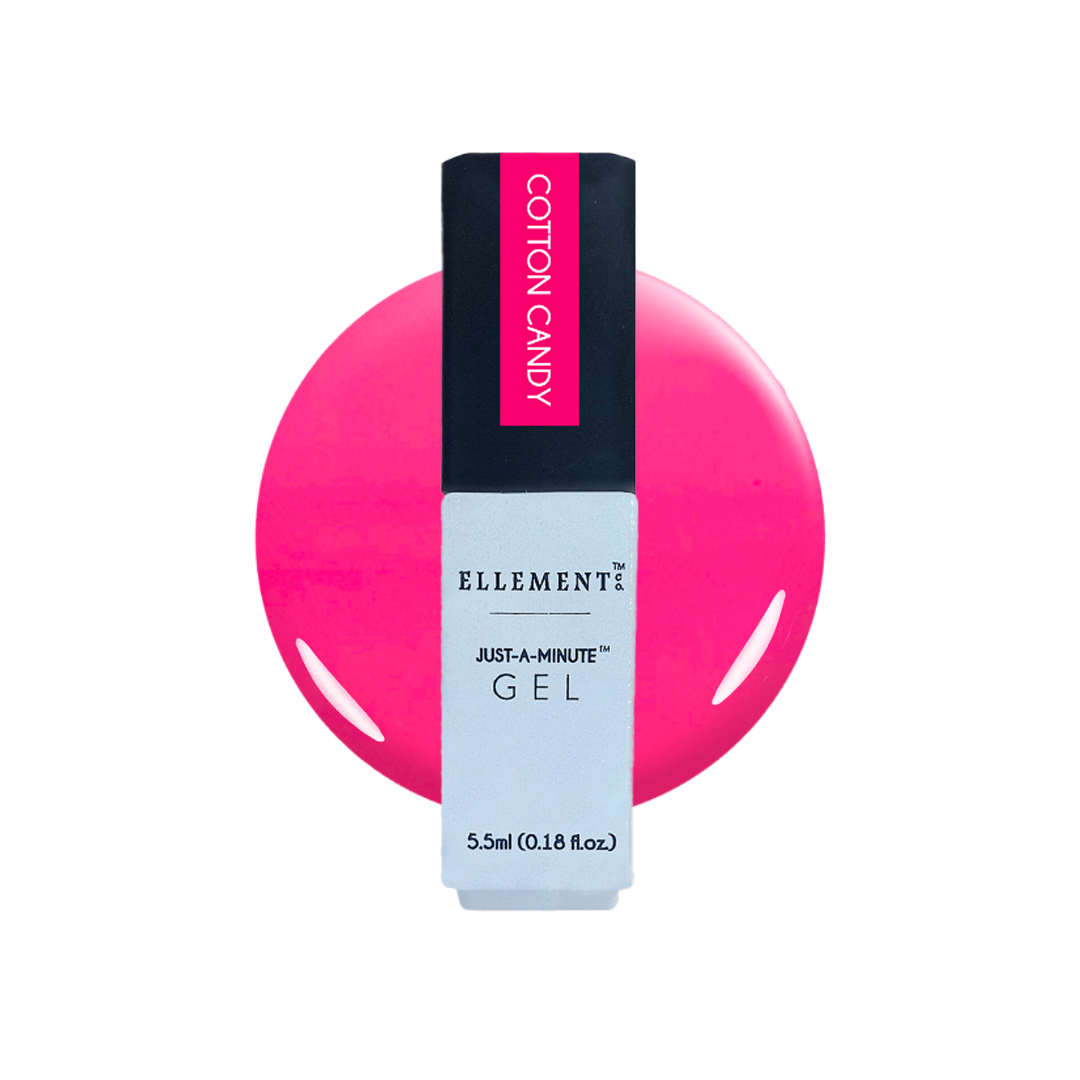 Cotton Candy Gel Polish – Neon Pink, Long-Lasting, Streak-Free, Works on Natural & Acrylic Nails