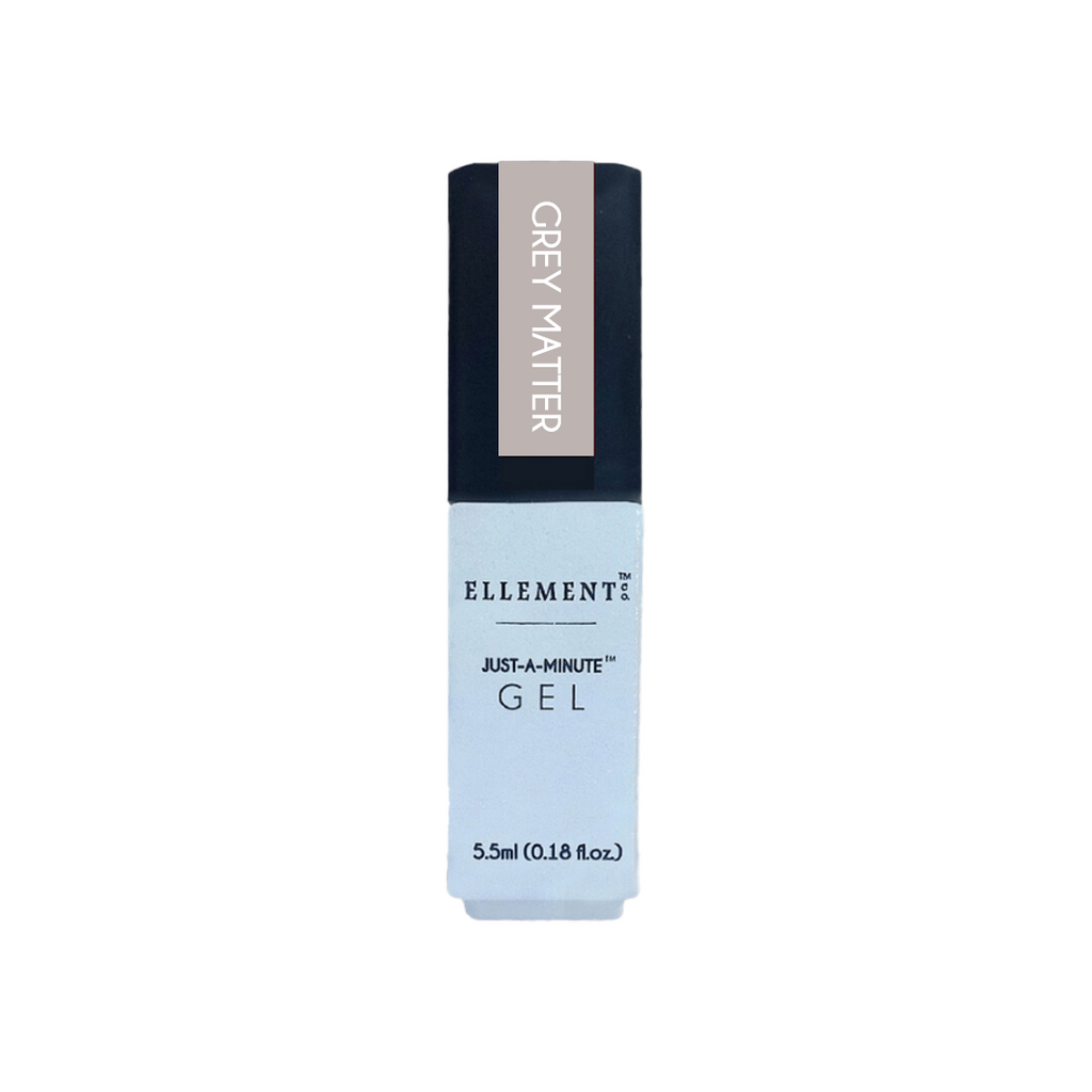 Grey Matter Gel Polish - Muted Neutral Grey Shade for Natural & Acrylic Nails, Streak-Free Finish, Flawless Shine
