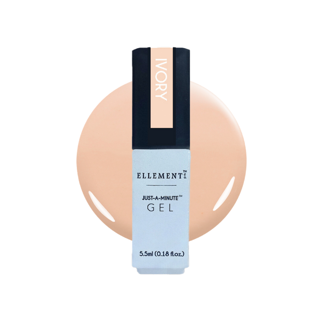 Ivory Gel Polish – Creamy White, Luminous Finish, Streak-Free Application for Natural & Artificial Nails