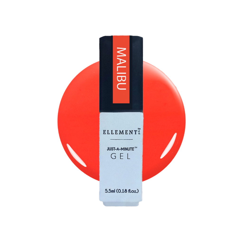 Malibu Gel Polish – Bright Orange, Long-Lasting Gel for Natural, Acrylic & False Nails