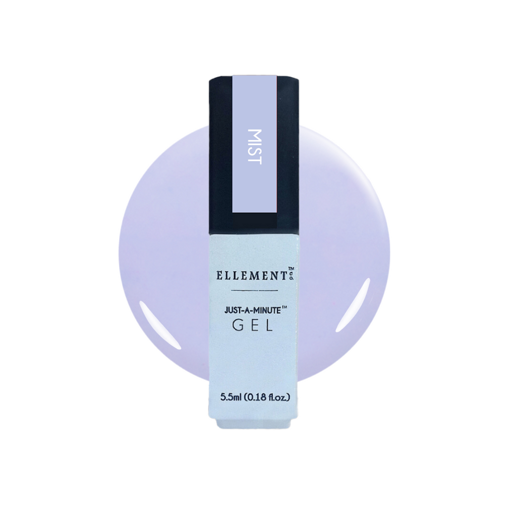Mist Gel Polish – Pastel Purple-Blue, Soft & Dreamy, Streak-Free Application, Suitable for All Nail Types