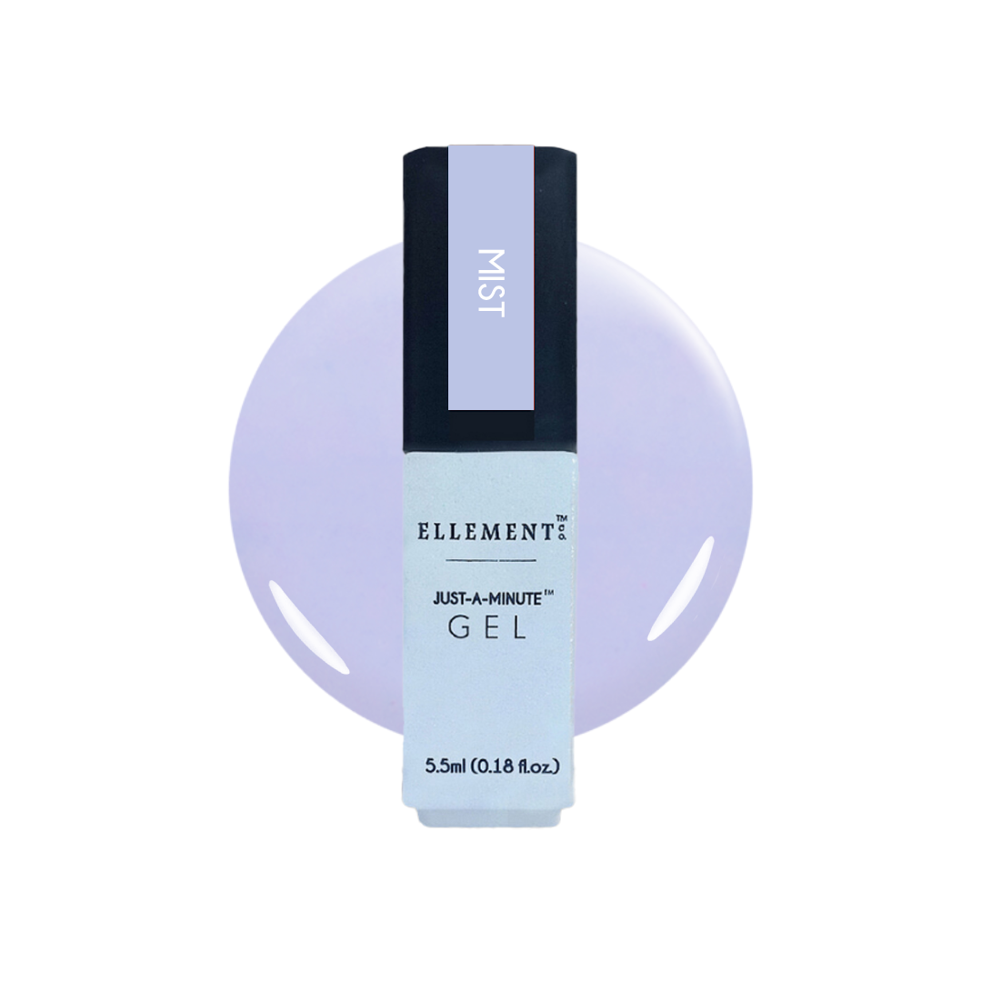 Mist Gel Polish – Pastel Purple-Blue, Soft & Dreamy, Streak-Free Application, Suitable for All Nail Types