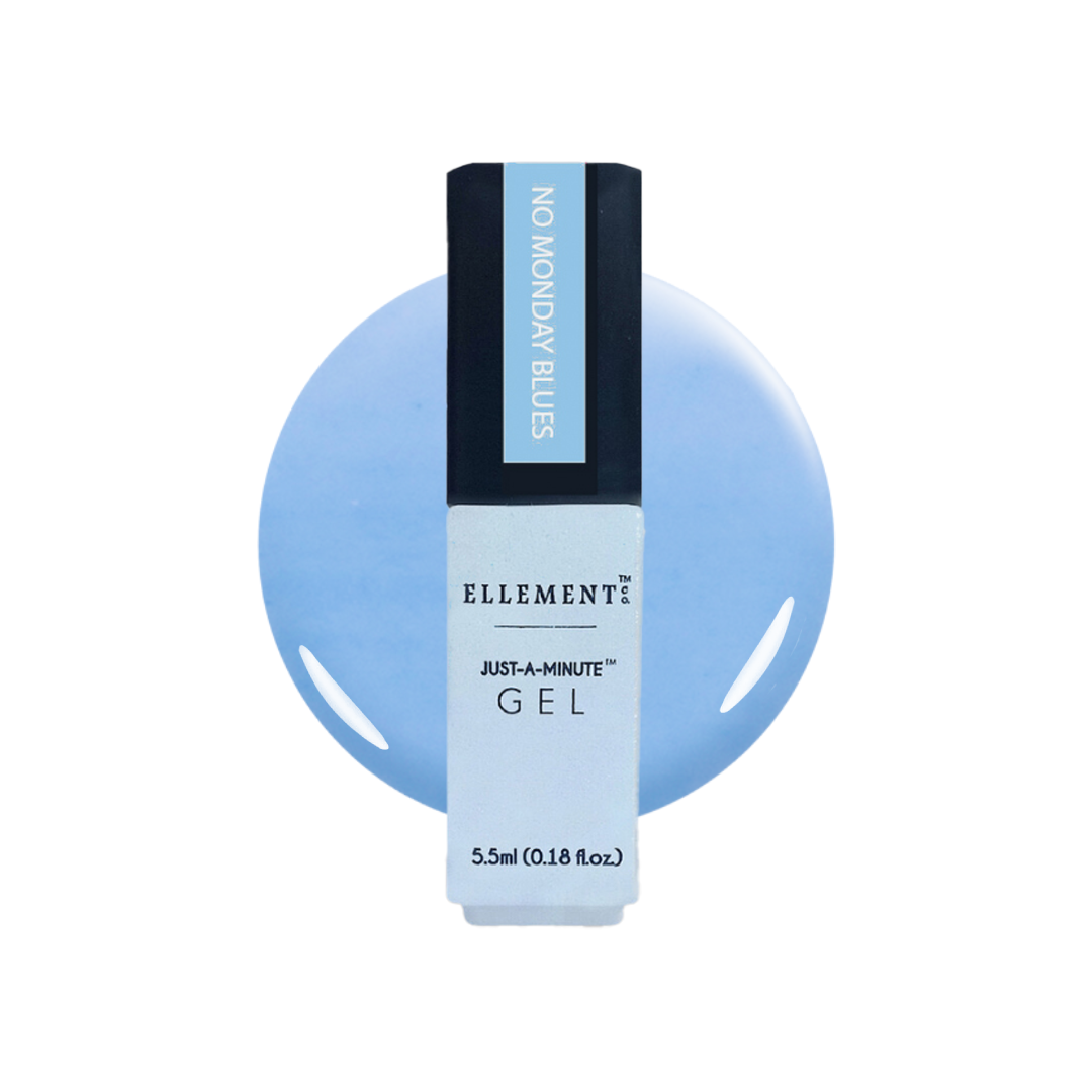 No Monday Blues Gel Polish – Sky Blue, Long-Lasting, Streak-Free, Suitable for Natural & Artificial Nails