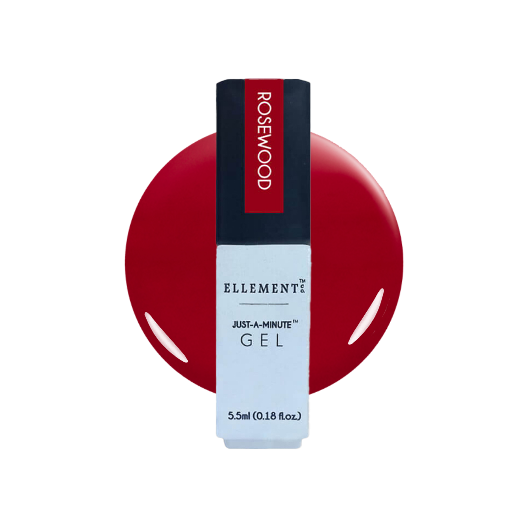 Rosewood Gel Polish – Deep Red Luxury Nail Gel for Natural, Acrylic & False Nails, Streak-Free Finish
