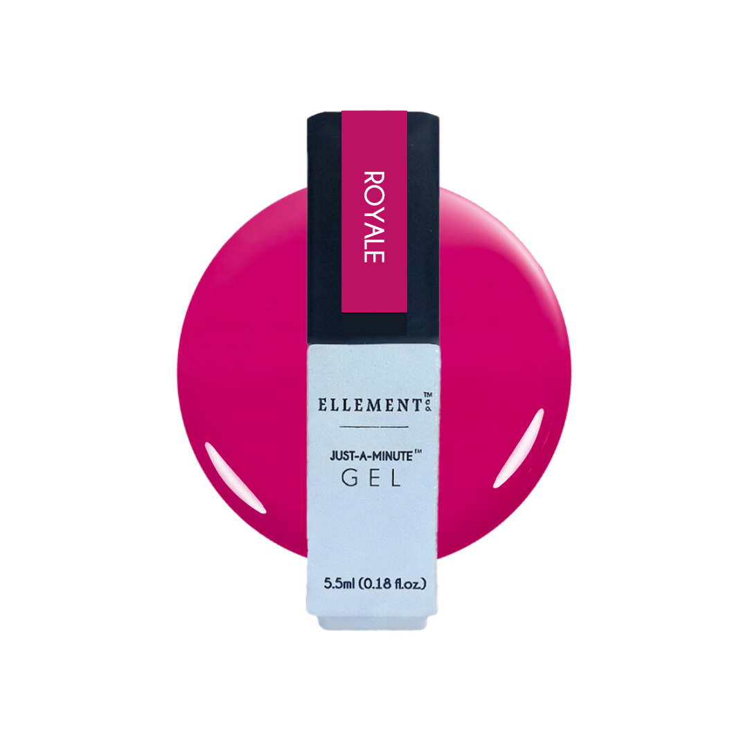Royale Gel Polish - Royal Pink, Long-Lasting, Streak-Free Finish, Works on Natural & Acrylic Nails