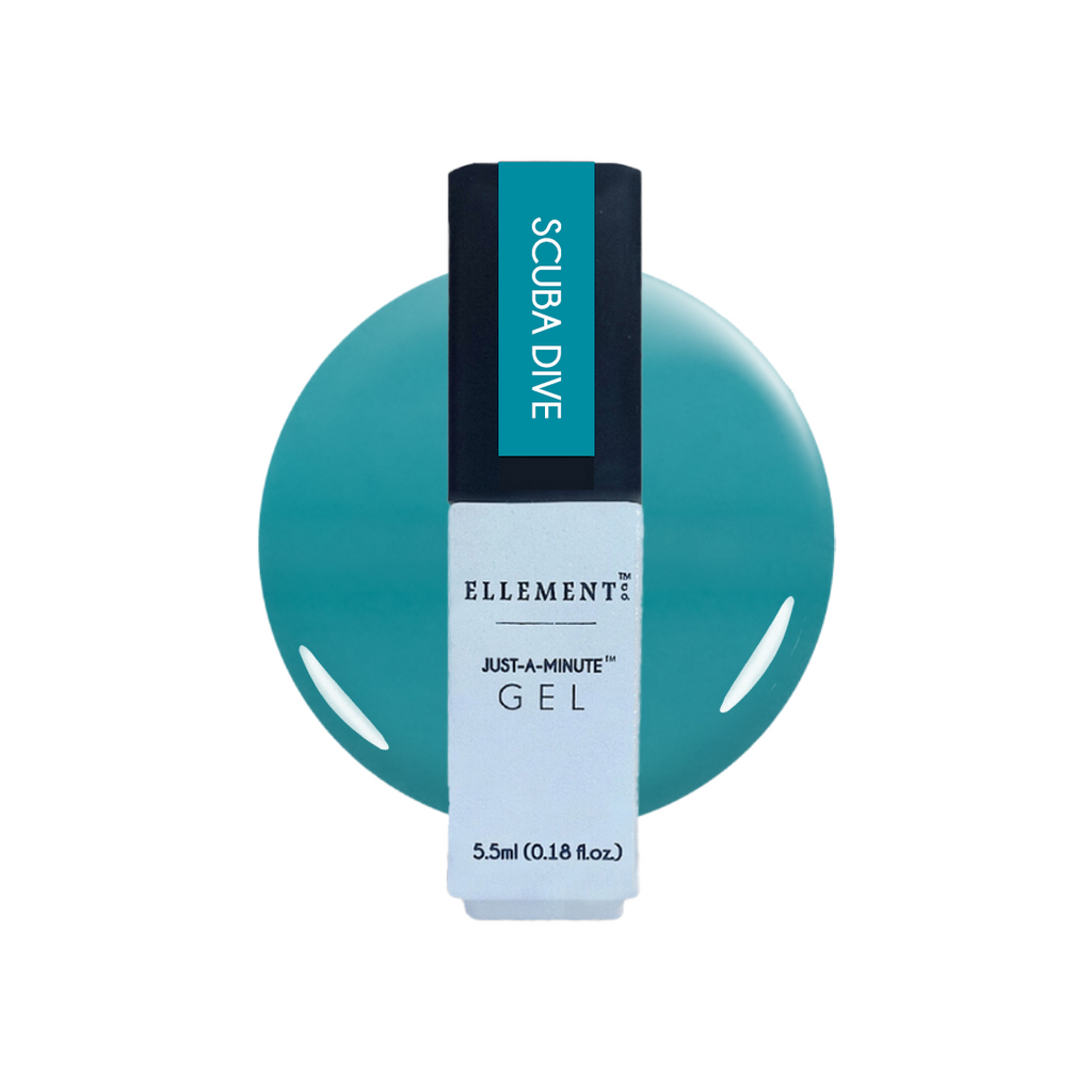 Scuba Dive Gel Polish, Turquoise Blue-Green Nail Color – Vibrant, Long-Lasting, Streak-Free Finish for All Nail Types