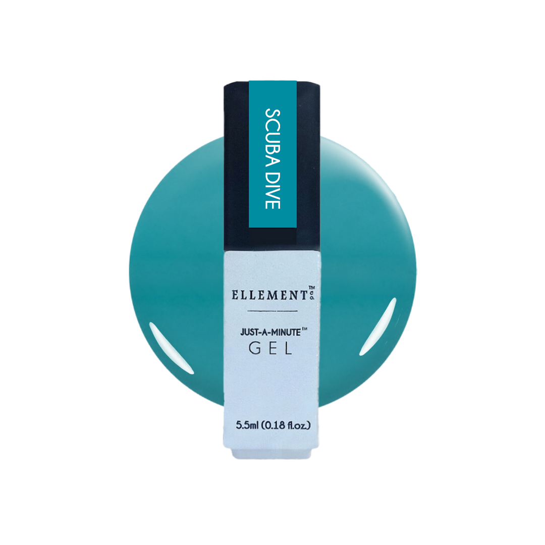 Scuba Dive Gel Polish, Turquoise Blue-Green Nail Color – Vibrant, Long-Lasting, Streak-Free Finish for All Nail Types