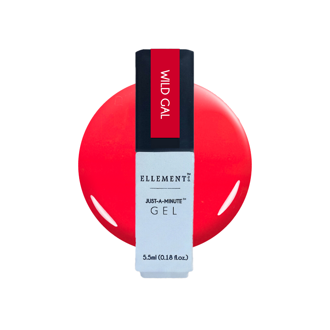 Wild Gal Gel Polish - Cherry Red, Long-Lasting, Streak-Free, Suitable for Natural & Artificial Nails