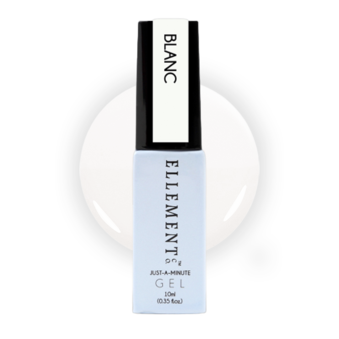Blanc Gel Polish – Pure White, High Pigmentation, Streak-Free Finish, Ideal for Natural & Acrylic Nails