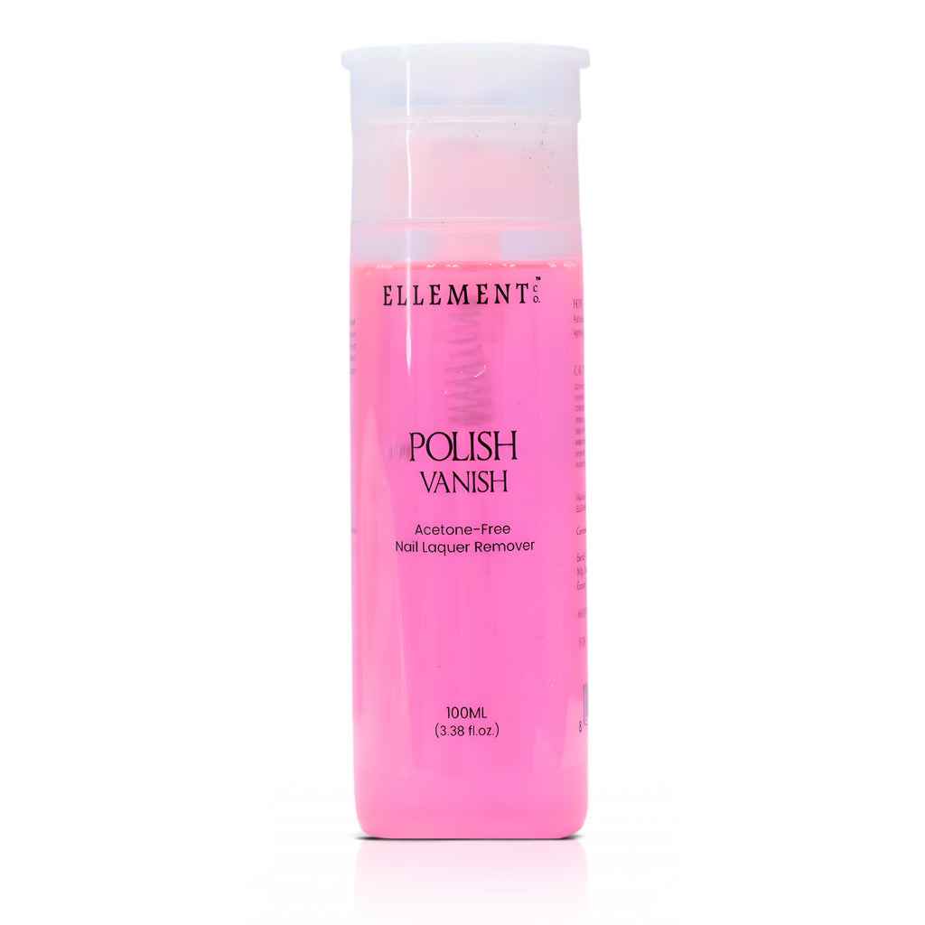 Polish Vanish Acetone-Free Nail Polish Remover – Gentle, Nourishing Formula for Easy Removal of Tough Colors & Glitter