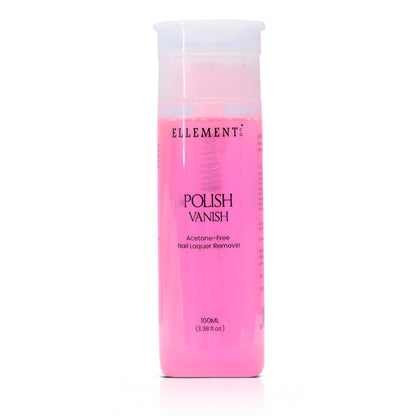 Polish Vanish Acetone-Free Nail Polish Remover – Gentle, Nourishing Formula for Easy Removal of Tough Colors & Glitter
