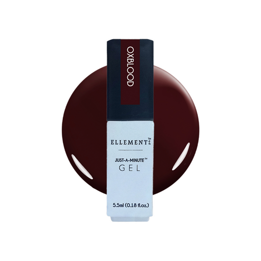 Oxblood Gel Polish – Deep Maroon Nail Color, Long-Lasting, Streak-Free, Suitable for Natural & Acrylic Nails