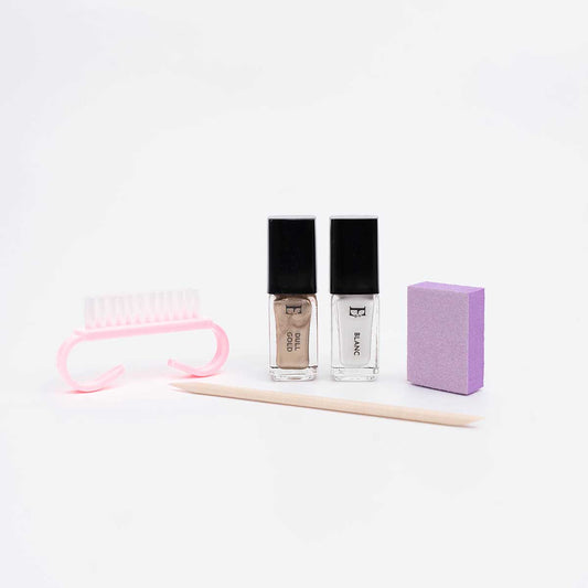 Petite_Polish_Gift_Hamper_Mini_Nail_Polishes_White_Dull_Gold_Travel-Friendly_Tools_Easy_Manicure_Kit