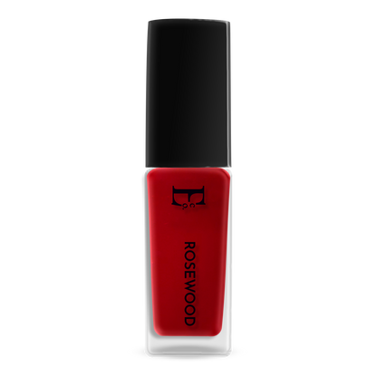 Rosewood Vegan Dark Red Nail Polish – Chip-Resistant, Non-Yellowing, Gel-Like Shine, Long-Lasting