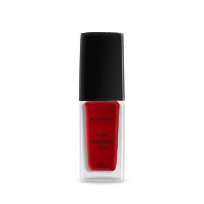 Rosewood Vegan Dark Red Nail Polish – Chip-Resistant, Non-Yellowing, Gel-Like Shine, Long-Lasting