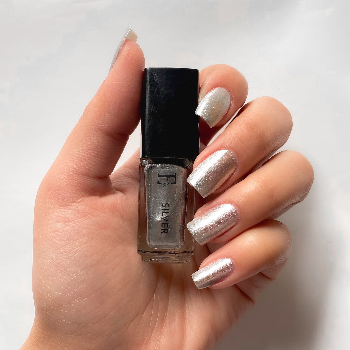 SILVER MINI NAIL POLISH