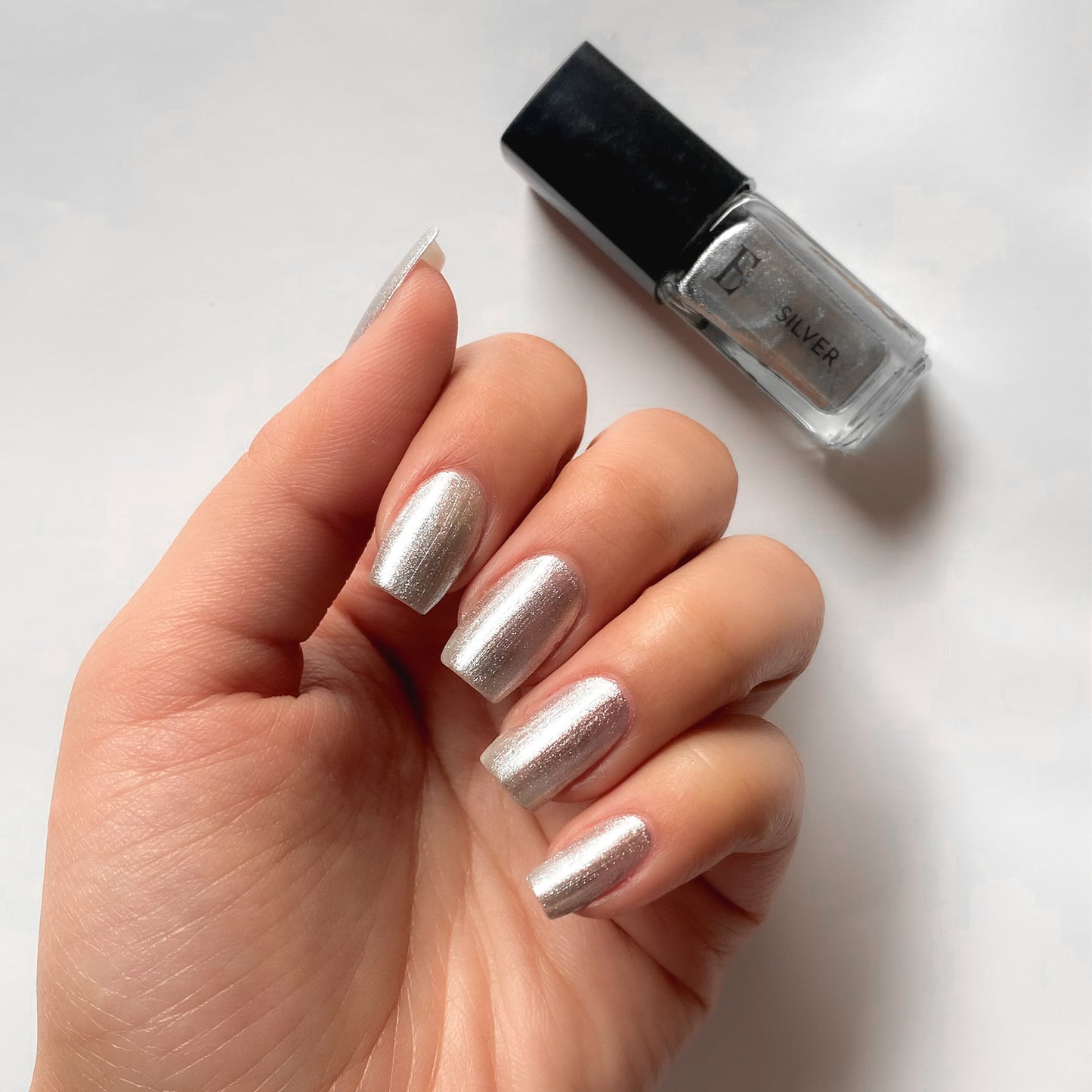 SILVER MINI NAIL POLISH