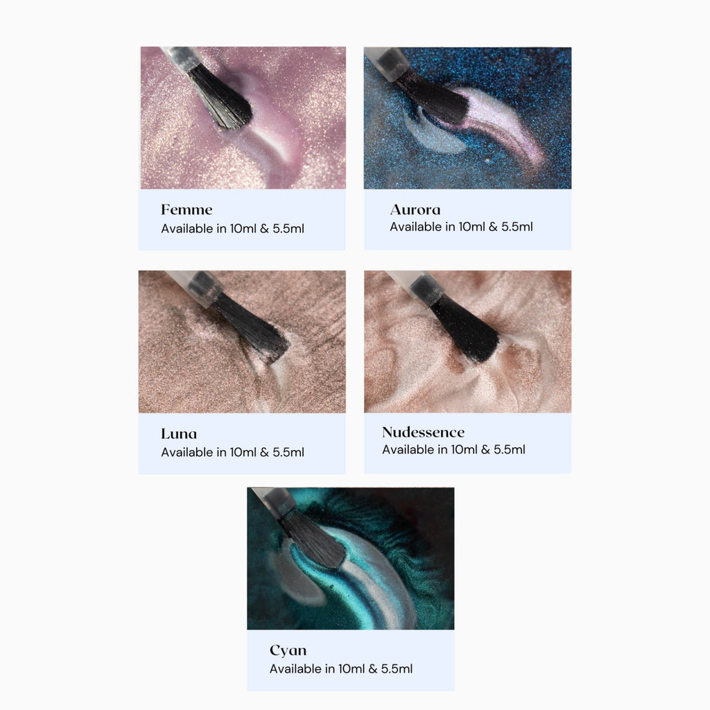 Luna Cat Eye Gel Polish – Copper-Brown with Silver Tint, Magnetic 3D Effect, Long-Lasting & Shiny