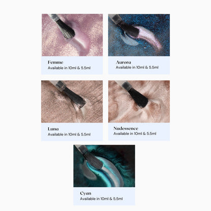 CYAN CAT EYE GEL POLISH