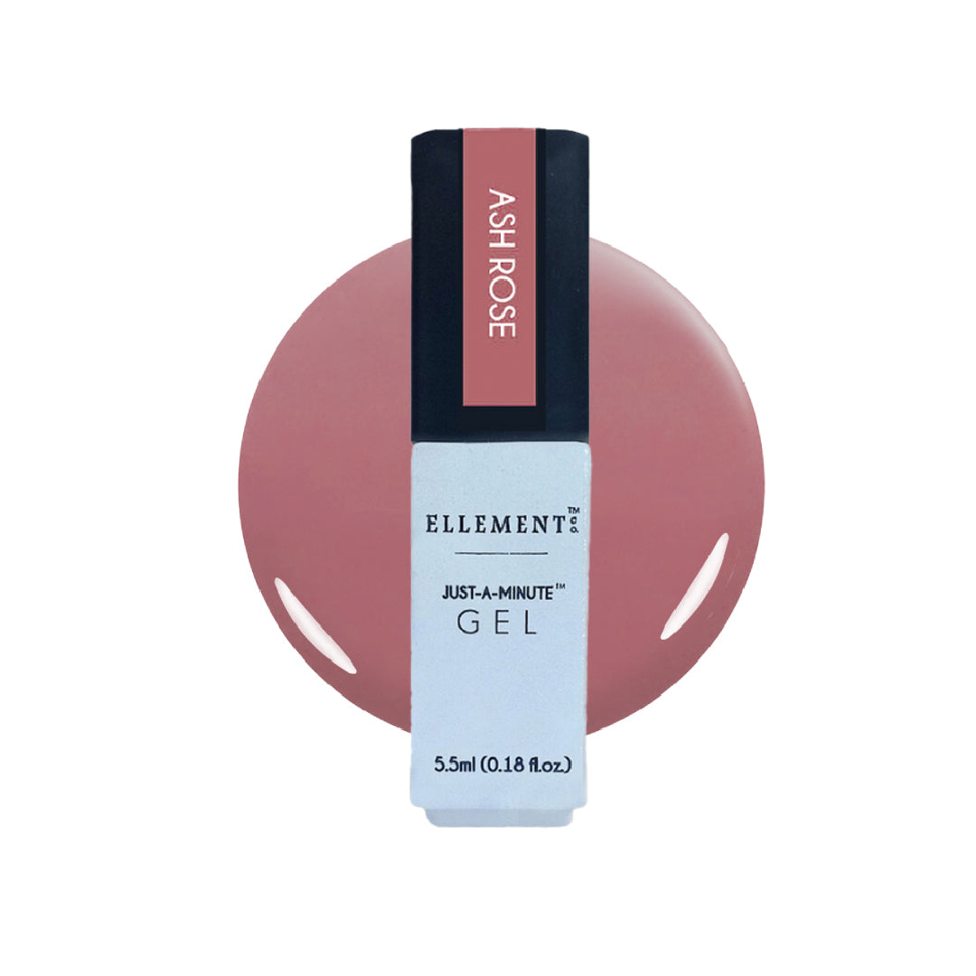 Ash Rose Gel Polish | Long-Lasting Muted Pink Gel Polish | Ellement Co.
