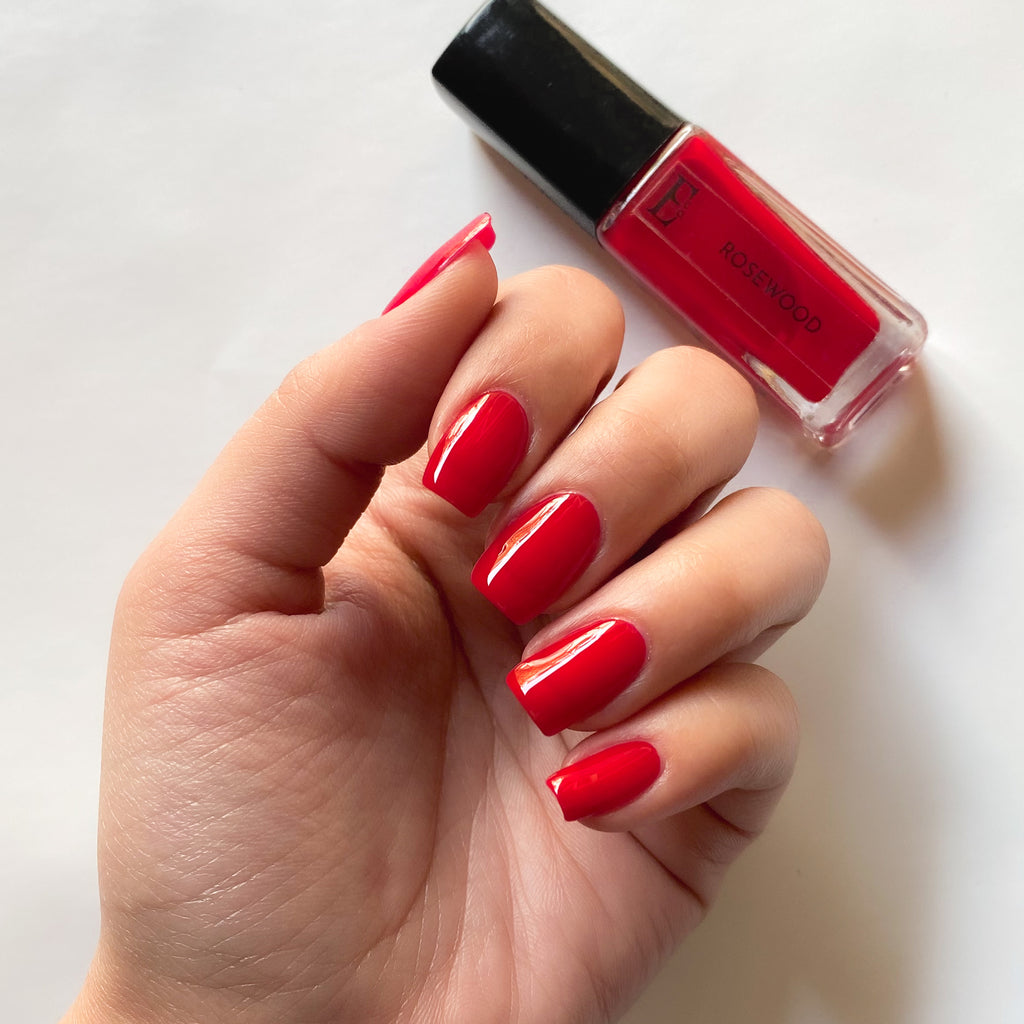 The Love Palette Nail Polish Set | White, Pink, Red, Rose Gold | Long-Lasting Nail Polish | Ellement Co.