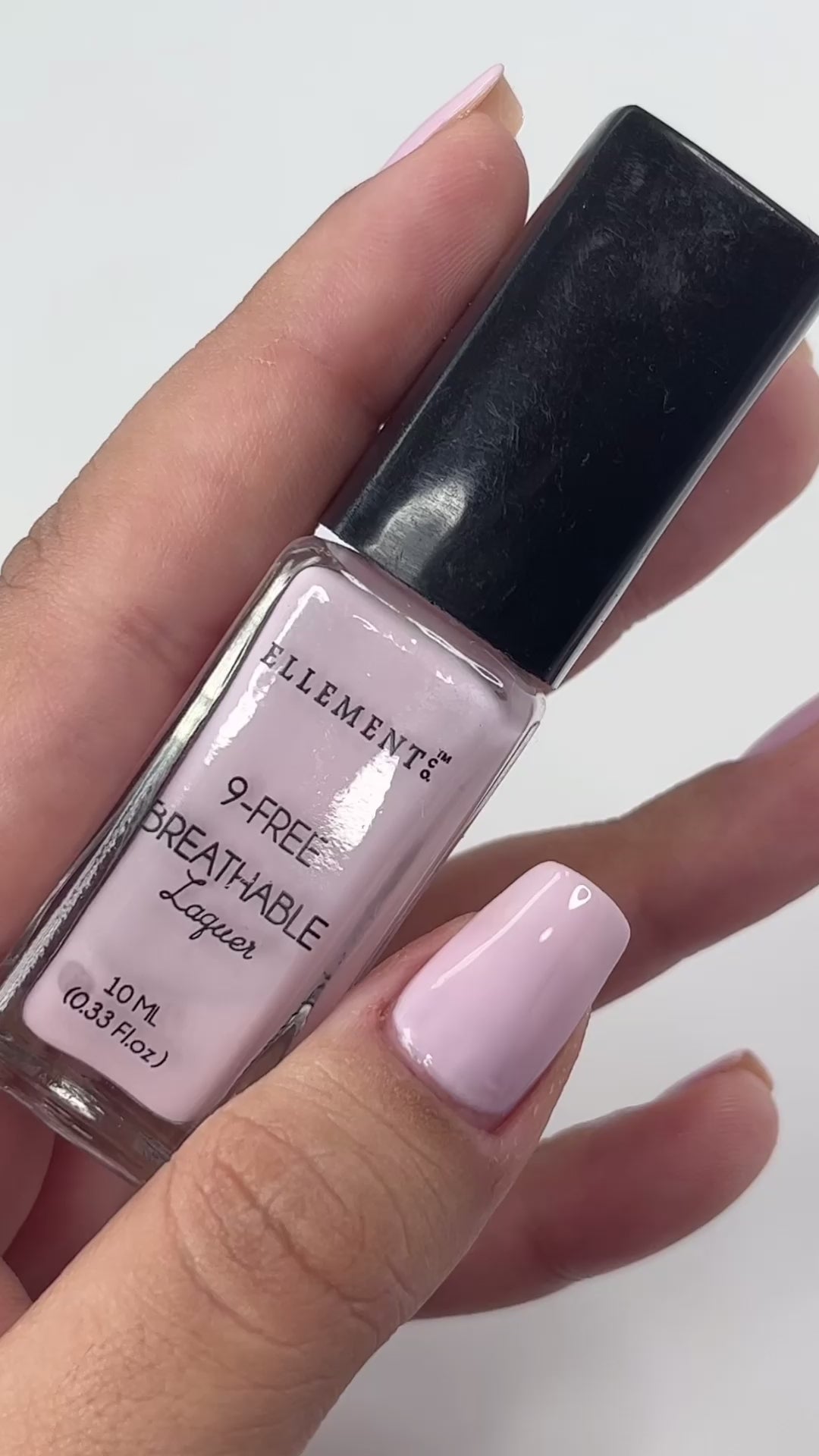 French Pink Vegan Nail Polish – Pastel Milky Pink, Chip-Resistant, Matte Finish, Long-Lasting, Salon Quality