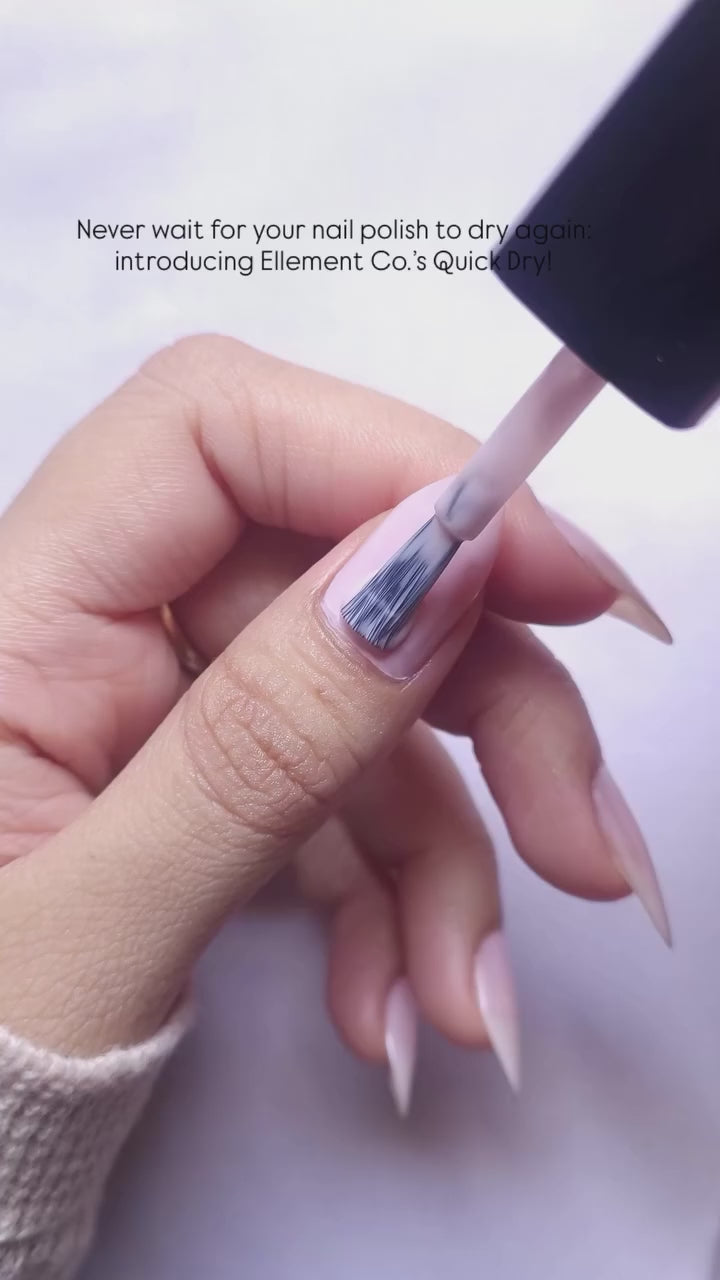 Ellement Co. Quick Dry Nail Drops – Fast-Drying, Smudge-Free Polish Accelerator, 15ML