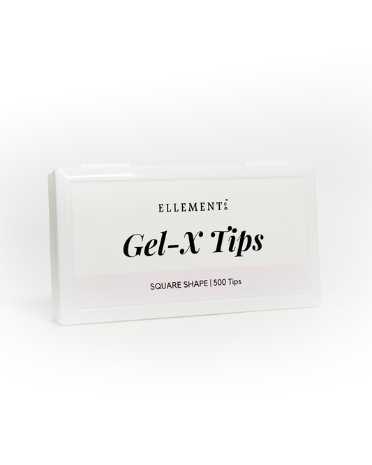 GEL-X NATURAL LONG SQUARE TIPS - PACK OF 500