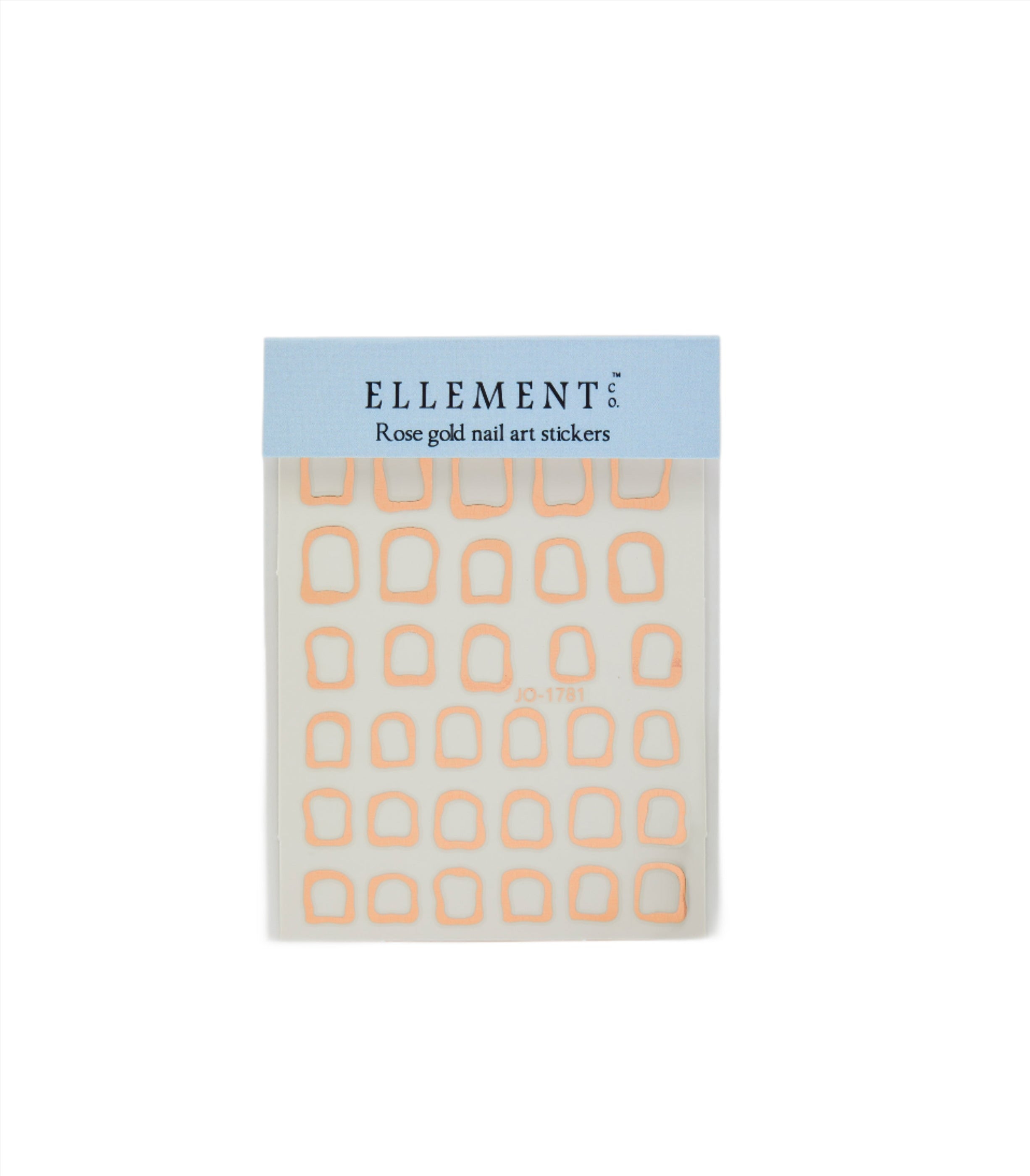 Rose Gold Nail Stickers – 33 Elegant Nail Art Decals for Gel & Regular Polish